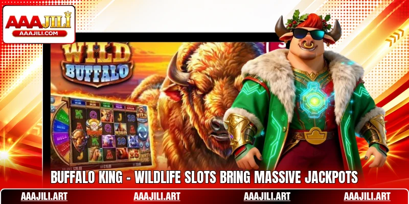 Buffalo King - Wildlife Slots Bring Massive Jackpots
