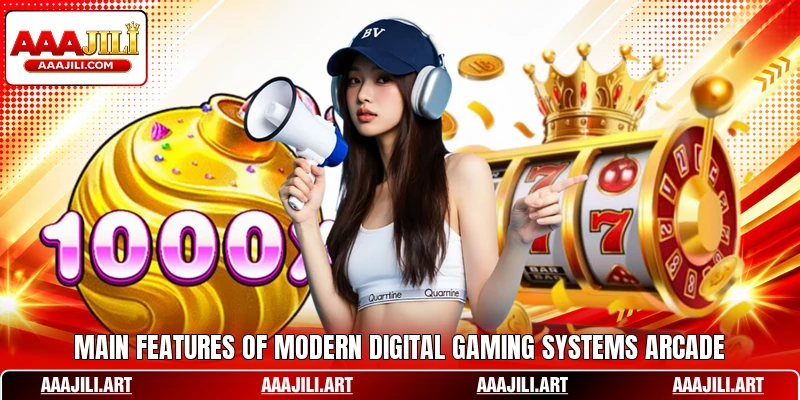 Main features of modern digital gaming systems arcade