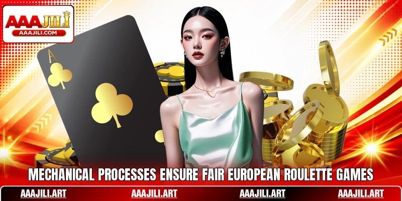 Mechanical processes ensure fair European Roulette games
