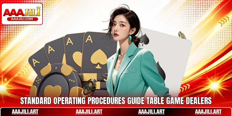 Standard operating procedures guide table game dealers