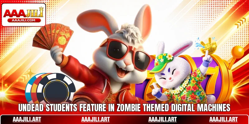 Undead students feature in zombie themed digital machines