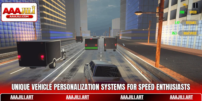 Unique vehicle personalization systems for speed enthusiasts